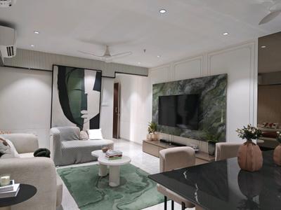 Living Room Image of 950 Sq.ft 3 BHK Apartment / Flat for sale in Hubtown Rising City, Ramabai Ambedkar Nagar Mumbai for Rs. 26500000