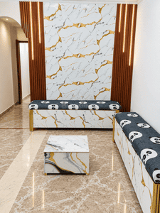 Living Room Image of 595 Sq.ft 1 BHK Builder Floor for rent in Uttam Nagar New Delhi for Rs. 16000