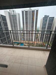 Balcony Image of 2105 Sq.ft 3 BHK Apartment / Flat for rent in Supertech Supernova, Sector 94 Noida for Rs. 75000