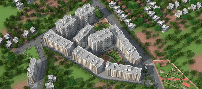 Image of 785 Sq.ft 2 BHK Apartment / Flat for sale in Intercontinental The Urbana, Chakan, Pune for Rs. 3099000