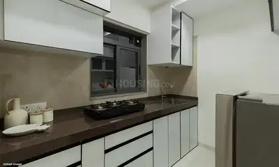 Kitchen Image of 687 Sq.ft 2 BHK Apartment / Flat for sale in Adeshwar 72 Parksyde, Ghatkopar East Mumbai for Rs. 25000000