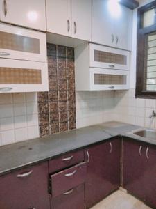 Kitchen Image of 600 Sq.ft 1 BHK Builder Floor for rent in Indirapuram Ghaziabad for Rs. 14700
