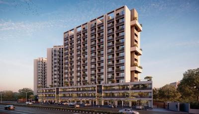 Image of 1080 Sq.ft 2 BHK Apartment / Flat for sale in Sun Rising Homes, Gota, Ahmedabad for Rs. 5800000