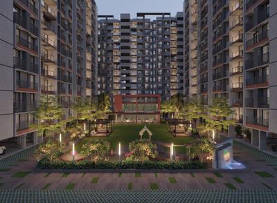 Image of 1350 Sq.ft 2 BHK Apartment / Flat for sale in Dharti Skyline, Jagatpur, Ahmedabad for Rs. 6200000