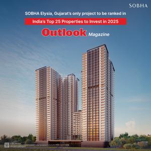 Image of 1876 Sq.ft 3 BHK Apartment / Flat for sale in Sobha Elysia, Gujarat International Finance Tec City, Gandhinagar for Rs. 24700000