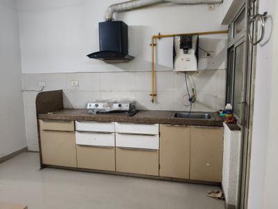 Kitchen Image of 1850 Sq.ft 2 BHK Apartment / Flat for rent in Adani The Meadows, Shantigram Ahmedabad for Rs. 45000