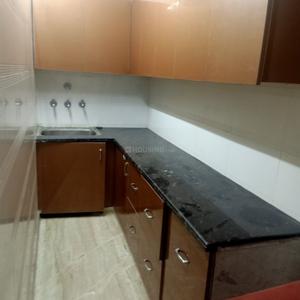 Kitchen Image of 650 Sq.ft 1 BHK Builder Floor for rent in Mukherjee Nagar New Delhi for Rs. 14000