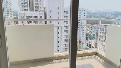 Balcony Image of 1640 Sq.ft 3 BHK Apartment / Flat for rent in Vaishnavi Gardenia, T Dasarahalli Bengaluru for Rs. 46000