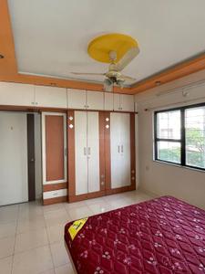Bedroom Image of 1500 Sq.ft 3 BHK Apartment / Flat for rent in Gagan Vihar, Ganga Dham Pune for Rs. 50000