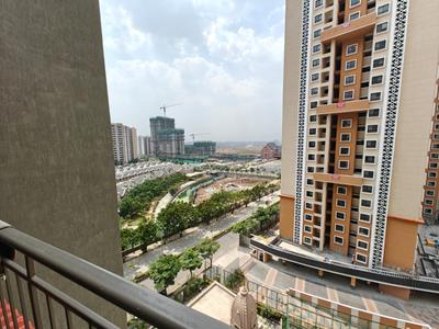 Balcony Image of 1000 Sq.ft 2 BHK Apartment / Flat for rent in Manhattan, Charholi Budruk Pune for Rs. 25000