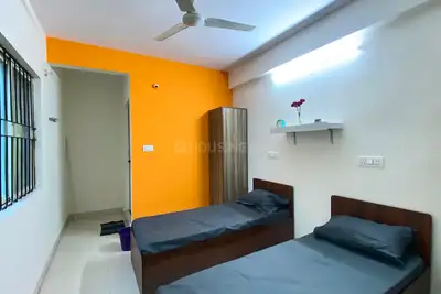 Bedroom Image of Colive whitestone in Hulimavu, Bengaluru