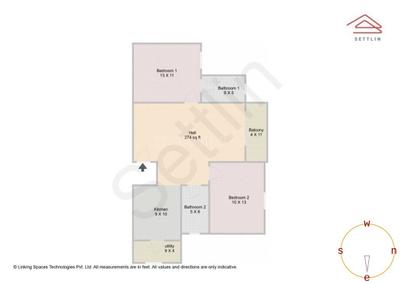 Image of 1142 Sq.ft 2 BHK Apartment / Flat for sale in Brigade Calista by Brigade Enterprises Ltd, Budigere Cross, Bengaluru for Rs. 15000000