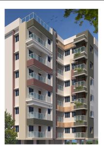 Image of 1360 Sq.ft 3 BHK Apartment / Flat for sale in Topsia, Kolkata for Rs. 8840000