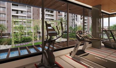 Balcony Image of 3170 Sq.ft 4 BHK Apartment / Flat for sale in Indraprasth Shivanta, Ambli Ahmedabad for Rs. 25000000