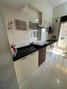 Kitchen Image of 750 Sq.ft 1 BHK Apartment / Flat for rent in Rutu Riverview Classic, Kalyan West Kalyan for Rs. 16999