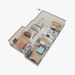 Image of 698 Sq.ft 2 BHK Apartment / Flat for sale in Alag Ashtapad, Ghatkopar East, Mumbai for Rs. 14900000