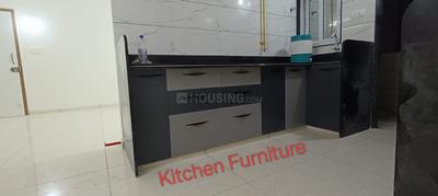Kitchen Image of 1008 Sq.ft 3 BHK Apartment / Flat for sale in Shrinathji Karma Skylife, Ghanteshwer Rajkot for Rs. 5000000