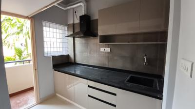 Kitchen Image of 799 Sq.ft 1 BHK Builder Floor for rent in Mahadevapura Bengaluru for Rs. 25000