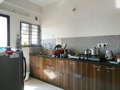 Kitchen Image of 1200 Sq.ft 2 BHK Apartment / Flat for rent in Sri Crescent Heights, Okkiyampet Chennai for Rs. 36000
