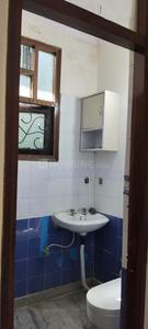 Bathroom Image of 450 Sq.ft 2 BHK Builder Floor for rent in Burari New Delhi for Rs. 7500