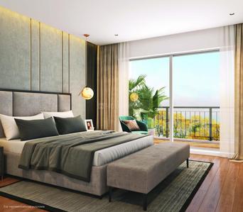 Bedroom Image of 1692 Sq.ft 3 BHK Apartment / Flat for sale in Shapoorji Pallonji JoyVille, Sector 102 Gurgaon for Rs. 12700000