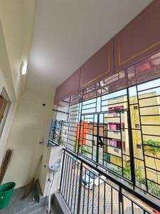 Balcony Image of 601 Sq.ft 1 BHK Apartment / Flat for rent in Olympia Opaline, Navalur Chennai for Rs. 29000