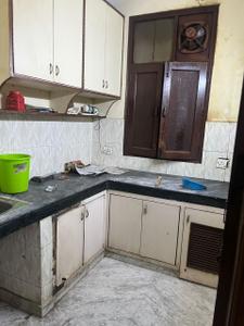 Kitchen Image of 800 Sq.ft 1 BHK Builder Floor for rent in Uday Park New Delhi for Rs. 50000