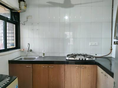 Kitchen Image of 533 Sq.ft 1 BHK Apartment / Flat for rent in Kasarvadavali Thane for Rs. 27000