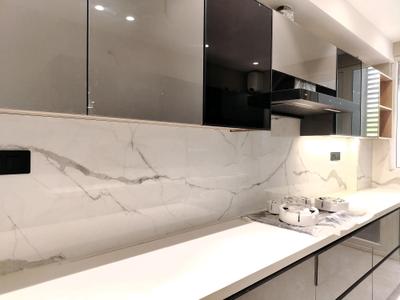 Kitchen Image of 560 Sq.ft 1 BHK Builder Floor for rent in Sector 46 Gurgaon for Rs. 35000
