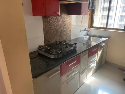 Kitchen Image of 545 Sq.ft 1 BHK Apartment / Flat for sale in Puraniks Hometown Tower E, Kasarvadavali Thane for Rs. 4700000