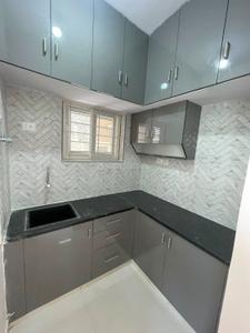 Kitchen Image of 500 Sq.ft 1 BHK Builder Floor for rent in HSR Layout Bengaluru for Rs. 24500
