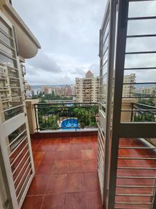 Balcony Image of 1600 Sq.ft 3 BHK Apartment / Flat for rent in Nyati Ethos, Mohammed Wadi Pune for Rs. 35000