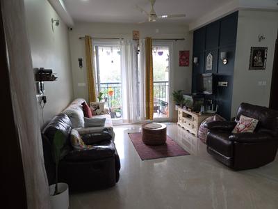 Living Room Image of 1615 Sq.ft 3 BHK Apartment / Flat for rent in Prestige Misty Waters Vista Tower, Nagavara Bengaluru for Rs. 70000