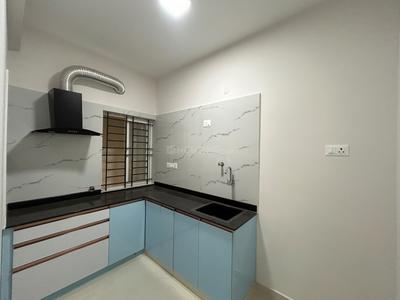Kitchen Image of 600 Sq.ft 1 BHK Independent House for rent in Domlur Layout Bengaluru for Rs. 33000