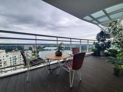 Balcony Image of 3200 Sq.ft 3.5 BHK Apartment / Flat for sale in DLF Riverside, Vyttila Kochi for Rs. 37000000