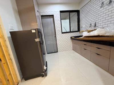 Kitchen Image of 800 Sq.ft 1 BHK Apartment / Flat for rent in Shantam Hills, Bhesan Surat for Rs. 21000