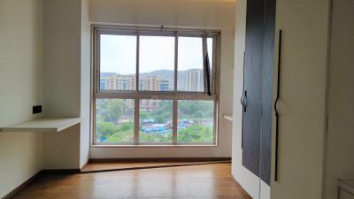 Bedroom Image of 1350 Sq.ft 3 BHK Apartment / Flat for rent in Godrej The Trees, Vikhroli East Mumbai for Rs. 190000