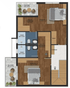 Brochure Image of 2135 Sq.ft 3 BHK Duplex for sale in SBR Florenso, K R Puram Bengaluru for Rs. 30000000