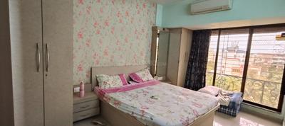 Bedroom Image of 850 Sq.ft 2 BHK Apartment / Flat for rent in Hareshwar Paradise, Dahisar West Mumbai for Rs. 48000