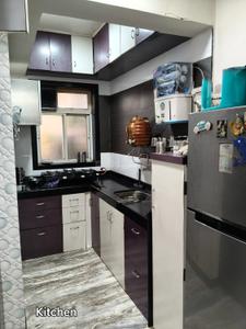 Kitchen Image of 800 Sq.ft 2 BHK Apartment / Flat for sale in Jai Gurudev Complex, Bhiwandi Thane for Rs. 6000000