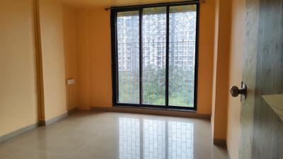 Bedroom Image of 710 Sq.ft 1 BHK Apartment / Flat for rent in Sangam Residency, Airoli Navi Mumbai for Rs. 30000