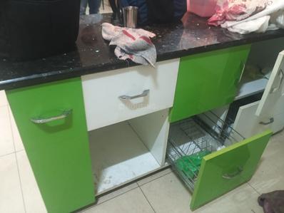 Kitchen Image of 1600 Sq.ft 3 BHK Apartment / Flat for rent in Elita Promenade, JP Nagar Bengaluru for Rs. 65000