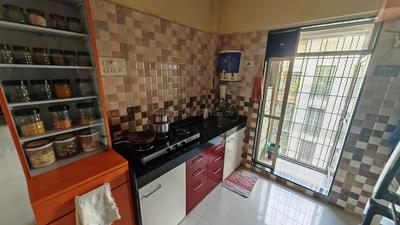Kitchen Image of 1200 Sq.ft 3 BHK Apartment / Flat for sale in Vasai West Vasai for Rs. 10900000