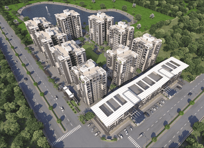 Image of 1849 Sq.ft 3 BHK Apartment / Flat for sale in Sangani Shaligram Lakeview, Vaishno Devi Circle, Ahmedabad for Rs. 10200000