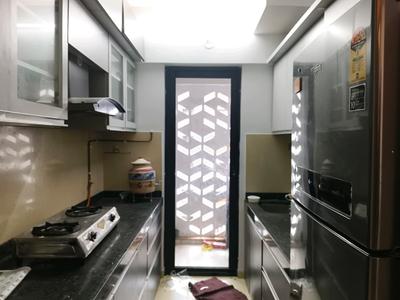 Kitchen Image of 936 Sq.ft 2 BHK Apartment / Flat for rent in Lodha Palava Downtown, Palava Phase 2 Thane for Rs. 20000