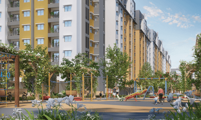 Image of 915 Sq.ft 2 BHK Apartment / Flat for sale in Lake Vista At Purva Windermere, Pallikaranai, Chennai for Rs. 7500000