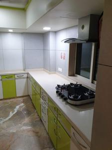 Kitchen Image of 1775 Sq.ft 3 BHK Apartment / Flat for rent in Sea Breeze Tower, Sector 16 A Navi Mumbai for Rs. 95000