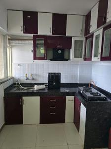 Kitchen Image of 950 Sq.ft 2 BHK Apartment / Flat for rent in Majestique Manhattan E F, Wagholi Pune for Rs. 24500