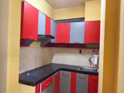 Kitchen Image of 1306 Sq.ft 3 BHK Apartment / Flat for rent in Srijan Green Field City Classic Premium, Maheshtala Kolkata for Rs. 20000