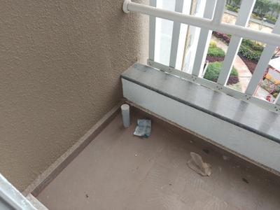Balcony Image of 1200 Sq.ft 3 BHK Apartment / Flat for rent in Runwal The Central Park, Chinchwad Pune for Rs. 43500
